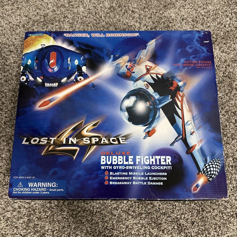 Trendmasters 1997 Lost In Space Deluxe Bubble Fighter w/ Gyro-Swiveling Cockpit